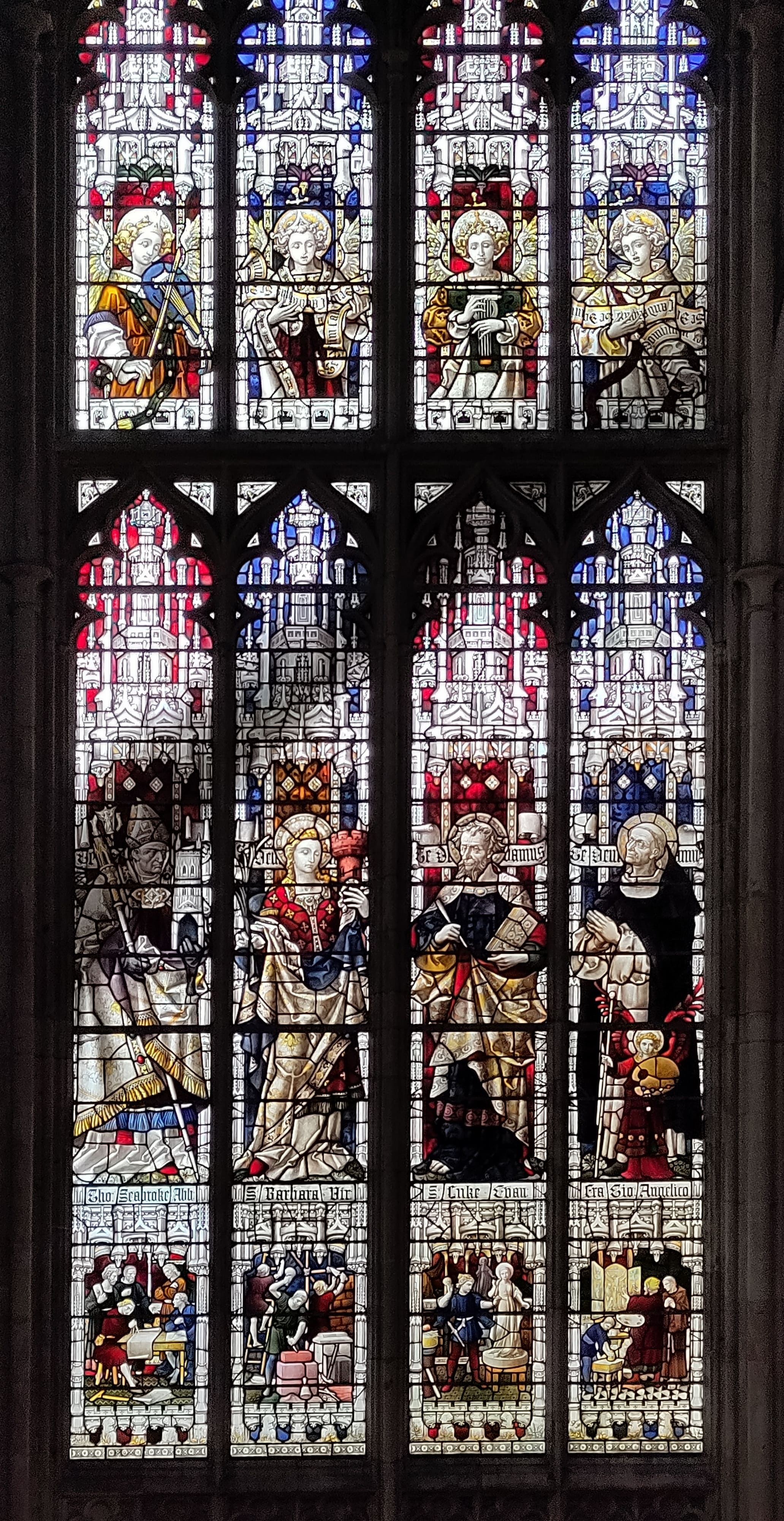 An image of a stained glass window.